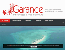 Tablet Screenshot of garance-voyage.com